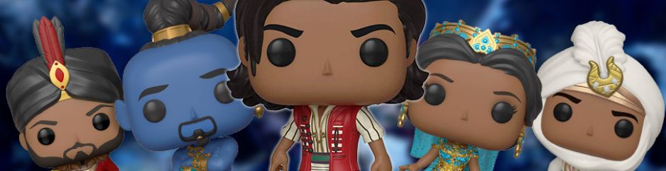 Les figurines Pop du nouveau film Aladdin de 2019