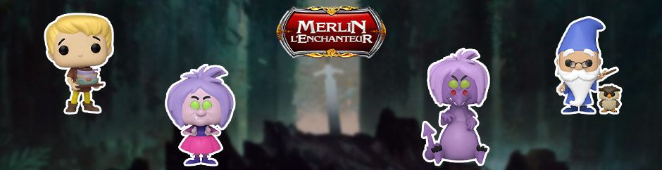 Nouvelles figurines Funko Pop Merlin l'Enchanteur 2021