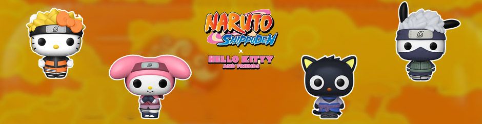 Nouvelles Figurines Funko Pop Hello Kitty x Naruto Shippuden