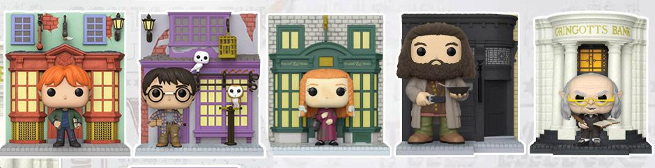 Funko POP Deluxe : Harry Potter Chemin de Traverse Harry et Ron