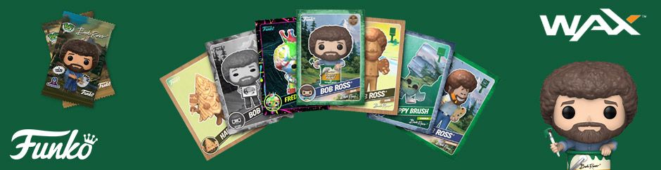 Funko Pop Digital - WAX NFT - Bob Ross SERIE 1