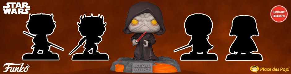 Nouvelle Funko Pop Deluxe Star Wars - Red Saber Series Volume 1 : Palpatine