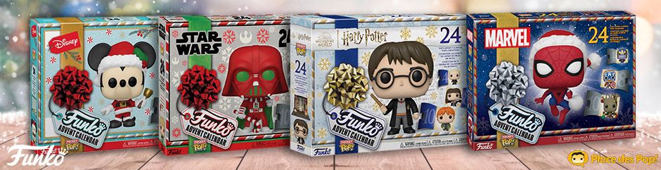 Calendriers de l'Avent Funko Pop Noël 2022 - La collection complète