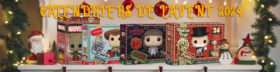 Les Nouveaux Calendriers de l'Avent Funko Pop Noël 2024