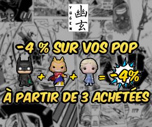 -4% des 3 Pop achetées chez Yugen Collectibles