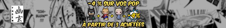 -4% des 3 Pop achetées chez Yugen Collectibles