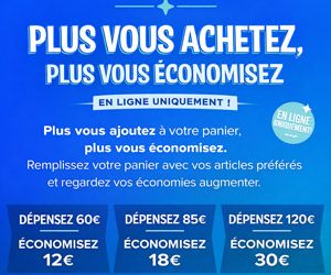 + d'achats = + d'économies