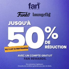 Jusqu'à -50% pour les membres Fan Rewards