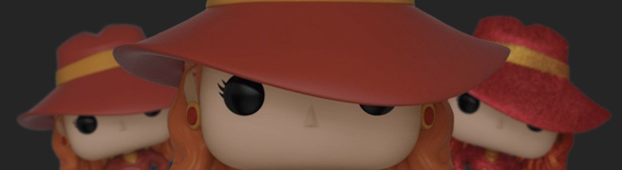 Liste figurines Funko Pop Carmen Sandiego par année