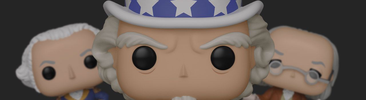 Liste figurines Funko Pop Histoire des Etats-Unis  par année