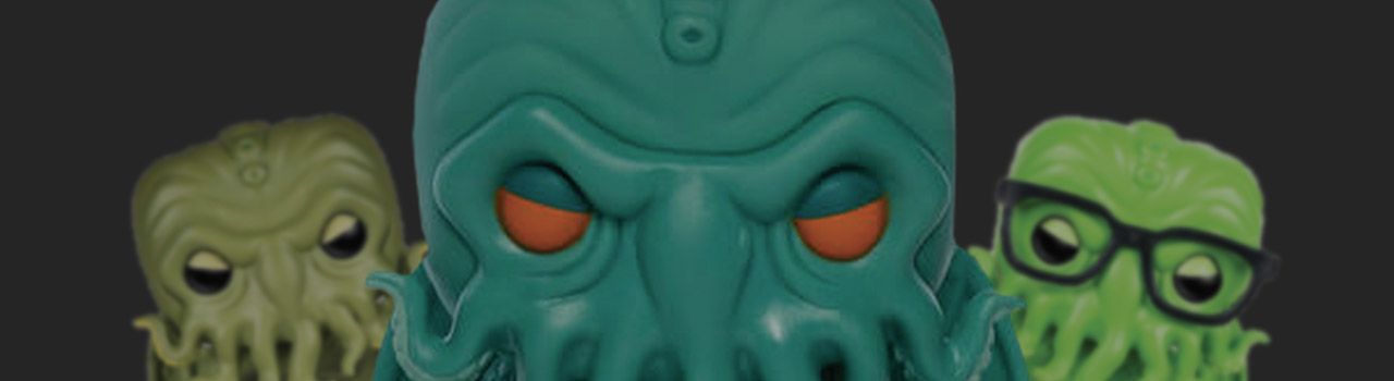 Achat Figurine Funko Pop HP Lovecraft 3 Cthulhu - Noir & Blanc pas cher