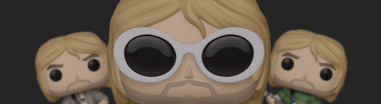 Liste figurines Funko Pop Kurt Cobain par année