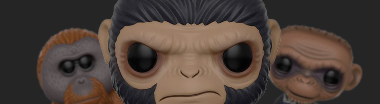 Liste figurines Funko Pop La Planète des singes par année