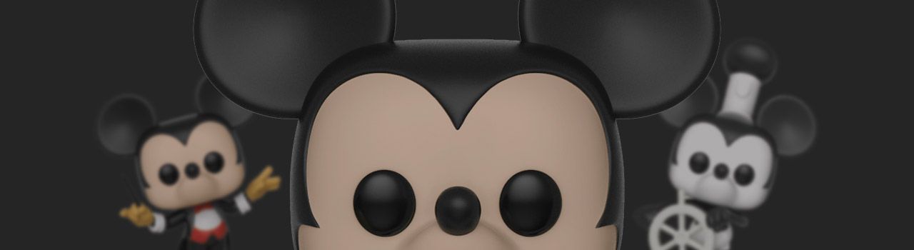 Achat Figurine Funko Pop Mickey Mouse - 90 Ans [Disney] 1 Mickey Mouse - Bleu et Vert pas cher