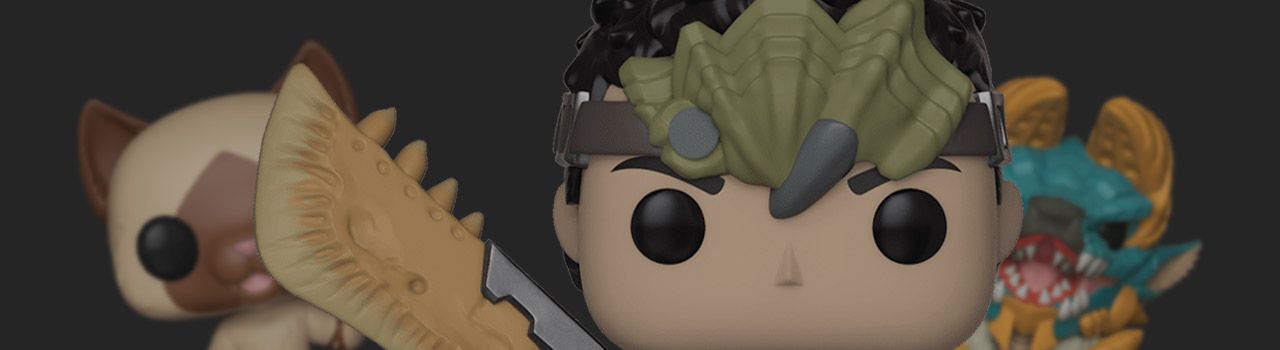 Liste figurines Funko Pop Monster Hunter par année