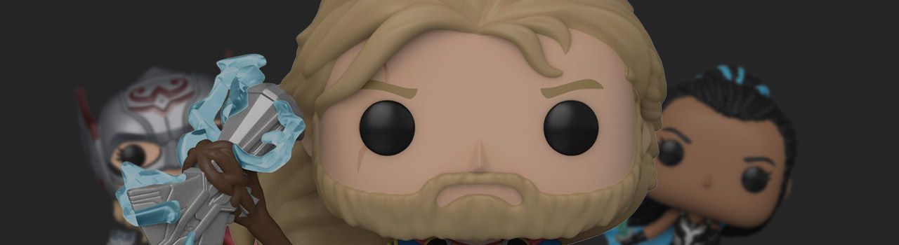 Achat Figurine Funko Pop Thor : Love and Thunder  Thor et Mighty Thor - Pack pas cher