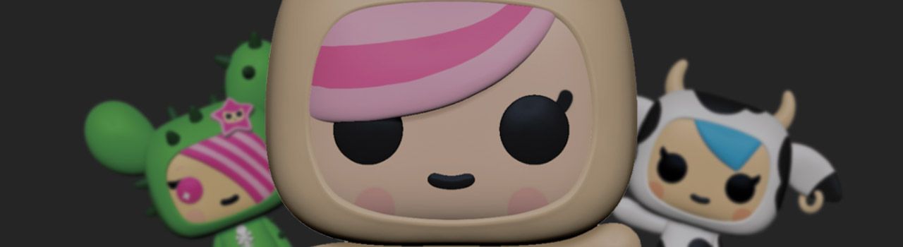 Achat Figurine Funko Pop Tokidoki  Donutella - Porte clés pas cher