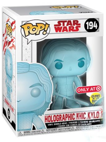 Figurine Funko Pop Star Wars 8 : Les Derniers Jedi #194 Kylo Ren - Brillant dans le noir