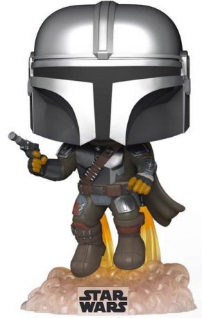 Figurine Funko Pop Star Wars : Le Mandalorien #408 Mandalorien - Glow In The Dark