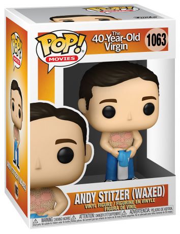 Figurine Funko Pop 40 ans, toujours puceau #1063 Andy Stitzer épilé