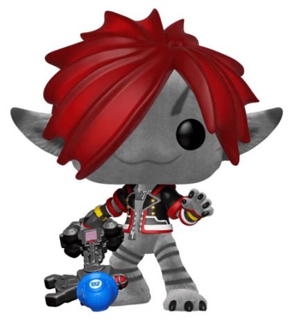 Figurine Funko Pop Kingdom Hearts #485 Sora Monstres et Compagnie - Flocked