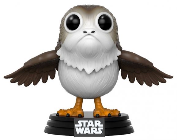 Figurine Funko Pop Star Wars 8 : Les Derniers Jedi #198 Porg - Ailes ouvertes