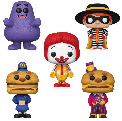 Figurine Funko Pop McDonald's McDonalds - Pack 5