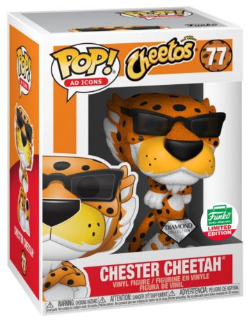 Figurine Funko Pop Icônes de Pub #77 Chester Cheetah - Diamant 