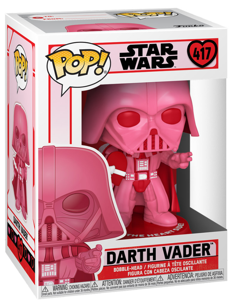 Figurine Pop Star Wars : Saint-Valentin #417 pas cher : Dark Vador - Saint- Valentin