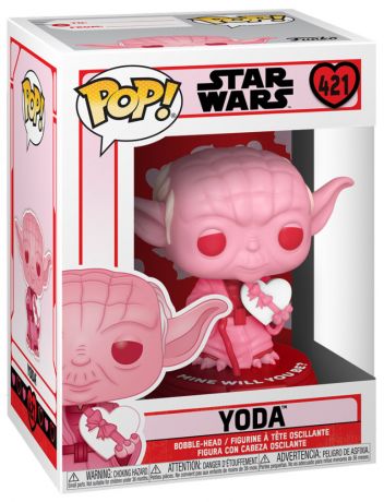 Figurine Funko Pop Star Wars : Saint-Valentin #421 Yoda - Saint-Valentin