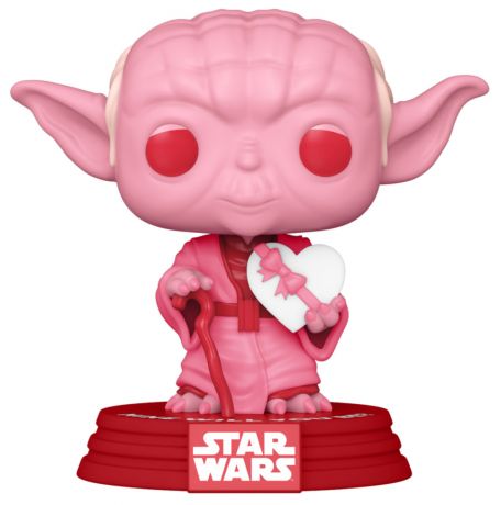 Figurine Funko Pop Star Wars : Saint-Valentin #421 Yoda - Saint-Valentin