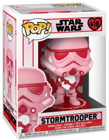 Figurine Funko Pop Star Wars : Saint-Valentin #418 Clone Trooper - Saint Valentin
