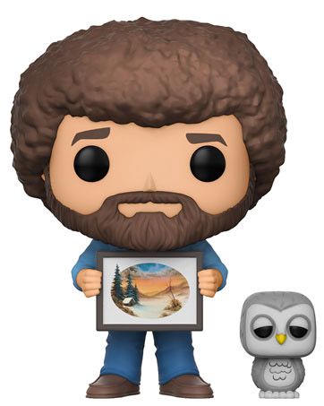 Figurine Funko Pop Bob Ross #558 Bob Ross et Hoot [CHASE]