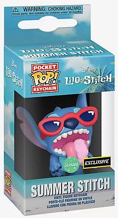 Figurine Funko Pop Lilo et Stitch [Disney] Stitch en été - Porte-clés