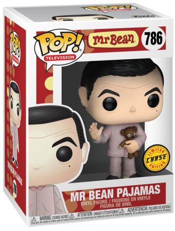 Figurine Funko Pop Mr Bean #786  M. Bean Pyjamas Ours en peluche [Chase]