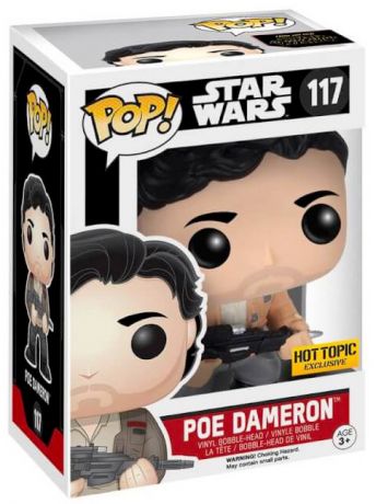 Figurine Funko Pop Star Wars 7 : Le Réveil de la Force #117 Poe Dameron - Veste et Blaster