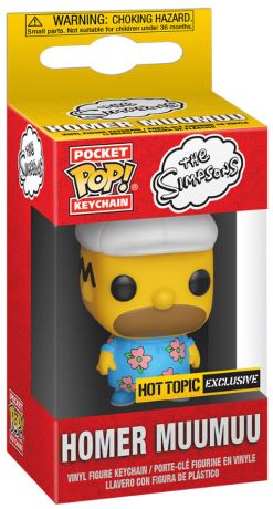 Figurine Funko Pop Les Simpson Homer Muumuu - Porte-clés