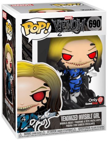 Figurine Funko Pop Venom [Marvel] #690 Femme Invisible vénomisé 