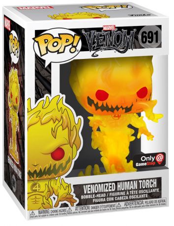 Figurine Funko Pop Venom [Marvel] #691 Torche Humaine Vénomisé