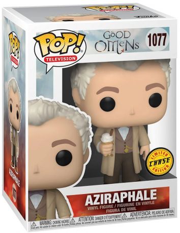 Figurine Funko Pop Good Omens #1077 Aziraphale avec glace [Chase]