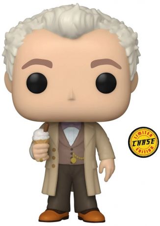 Figurine Funko Pop Good Omens #1077 Aziraphale avec glace [Chase]