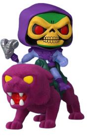 Figurine Funko Pop Les Maîtres de l'univers #98 Skeletor sur panthère - Flocked