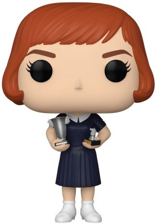 Figurine Funko Pop Le Jeu de la dame #1121 Elizabeth Harmon avec trophées