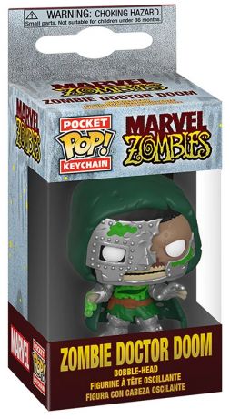 Figurine Funko Pop Marvel Zombies Docteur Fatalis Zombie - Porte-clés