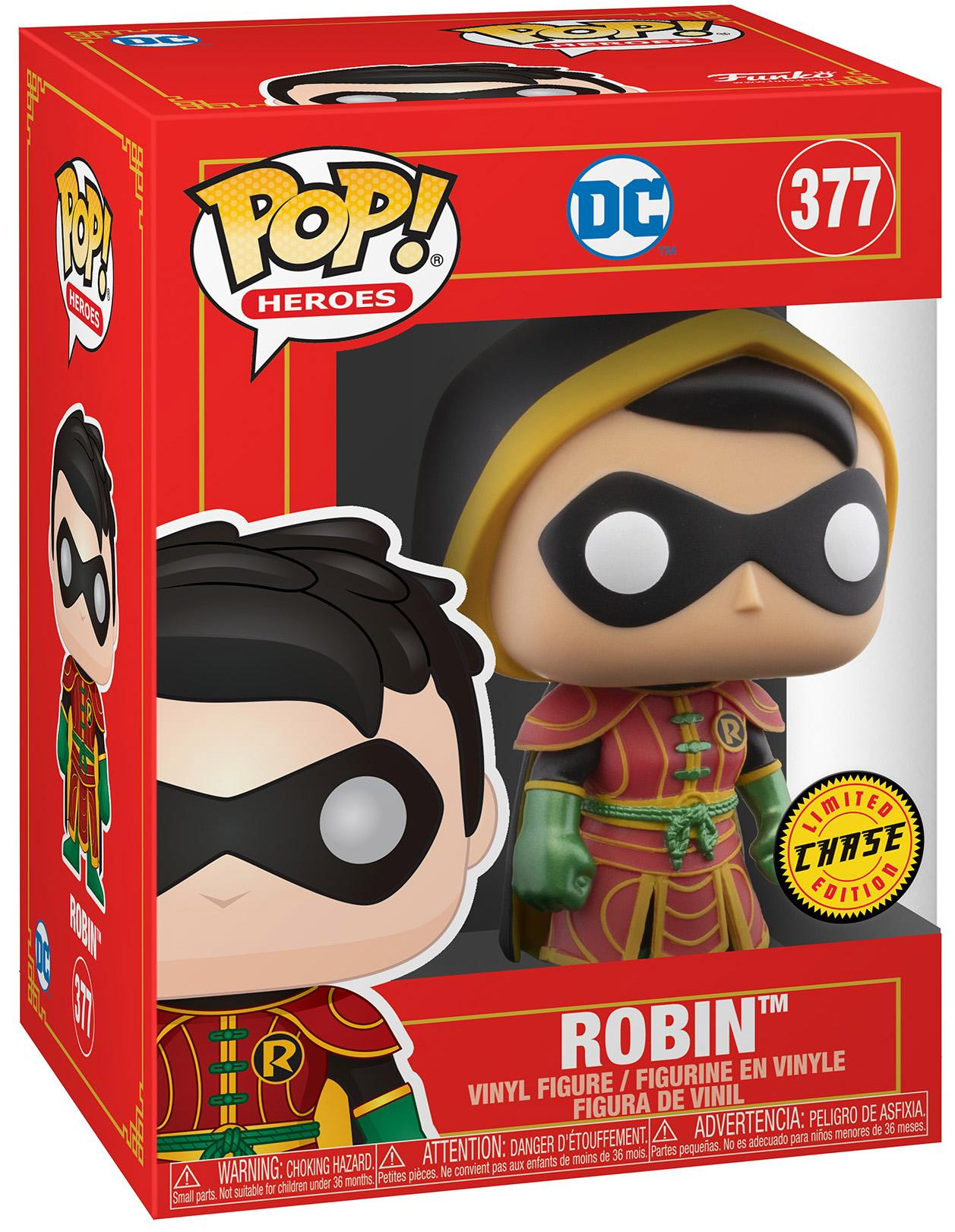 Funko Pop Batman Blacklight DC Imperial Palace 377 Robin - Exclu Shanghai