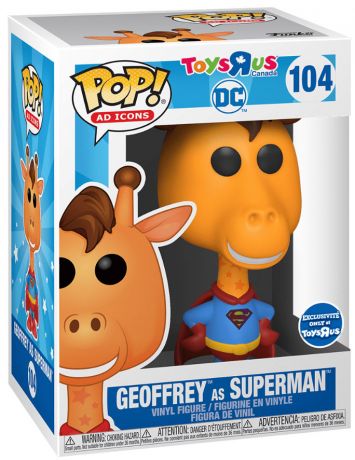 Figurine Funko Pop Icônes de Pub #104 Geoffrey en Superman