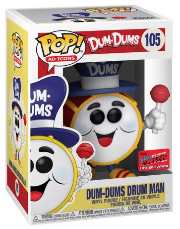 Figurine Funko Pop Icônes de Pub #105 Dum-Dums Drum Man
