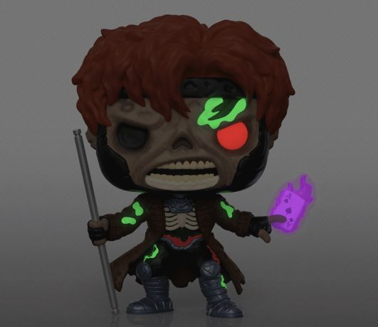 Figurine Funko Pop Marvel Zombies #793 Gambit en Zombie - Glow In The Dark