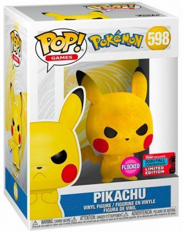 Figurine Funko Pop Pokémon #598 Pikachu - Flocked