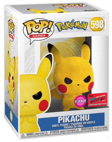Figurine Funko Pop Pokémon #598 Pikachu - Flocked